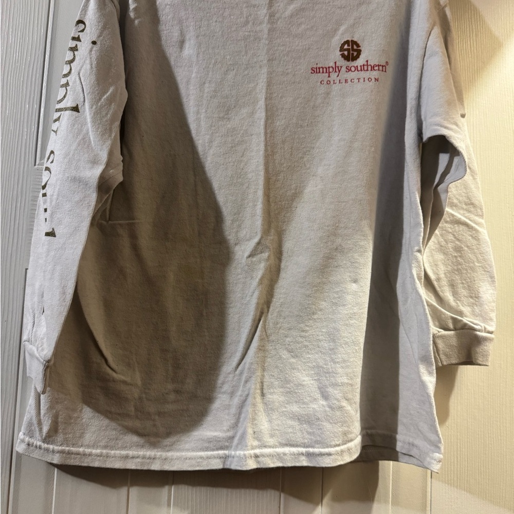 Simply Southern white Christmas shirt